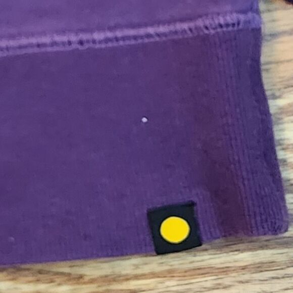 Life is Good Stay True Purple Floral Sleeve Relaxed Fit Sweatshirt Size L - Picture 6 of 8